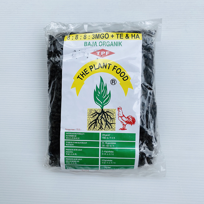 The Plant Food Organic Fertilizer 8 Chicken Manure 8 有机鸡肥1kg Bonsai Ren
